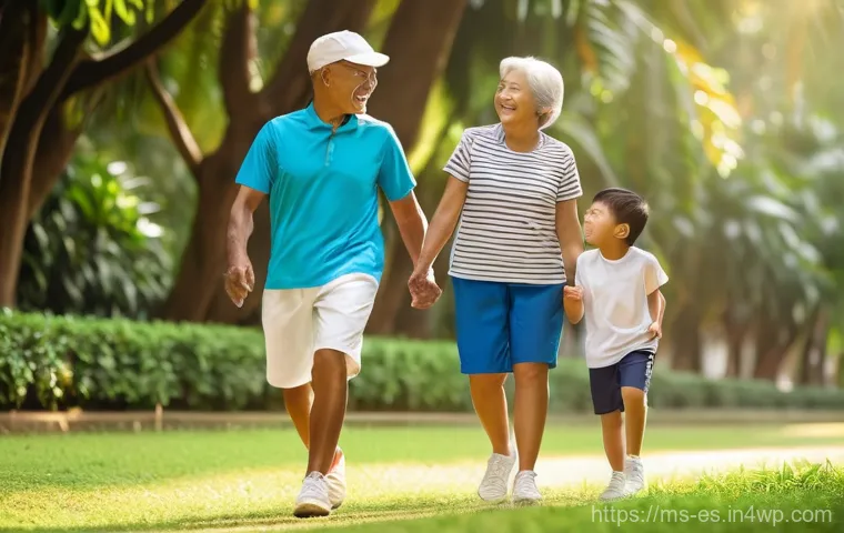 예방 중심 헬스케어의 재무 모델 - **Generational Health & Well-being:**
    A multi-generational Malaysian family, including parents i...