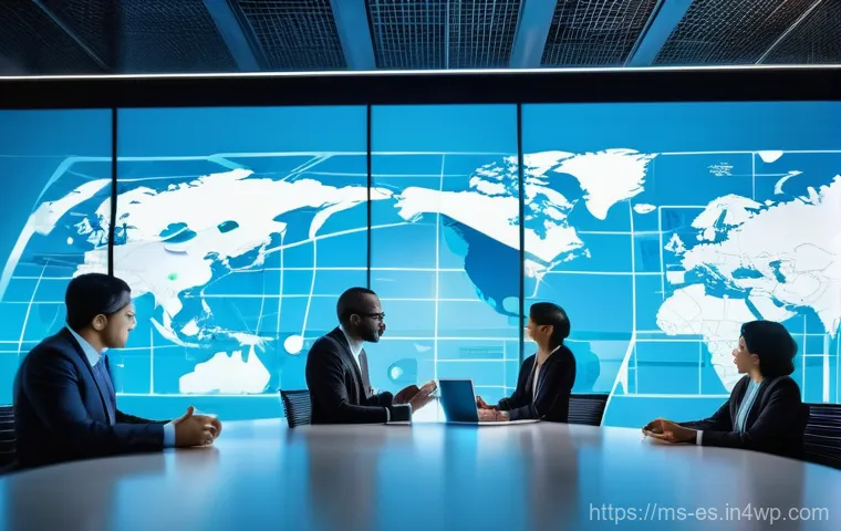 예방 중심 헬스케어와 글로벌 협력 - **Prompt:** A diverse group of global health leaders, including male and female professionals from v...