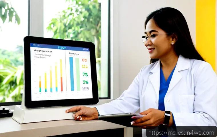 Home 17 예방 중심 헬스케어의 효과 측정 방법 - Photorealistic preventive healthcare consultation in a modern Malaysian clinic, a middle-aged Malay ...
